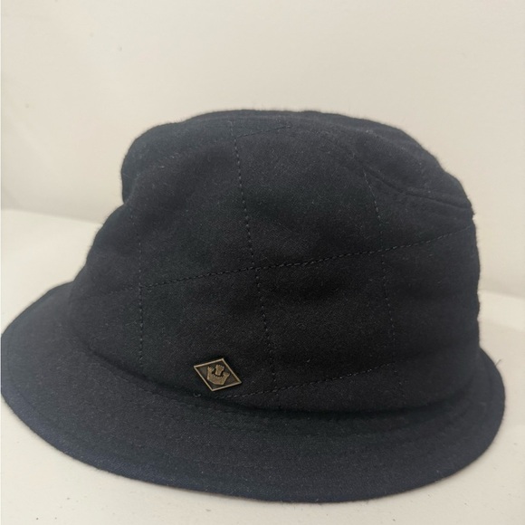 Goorin Brothers Fedora Hat Large Black Cap Wool Polyester Blend - Picture 1 of 7